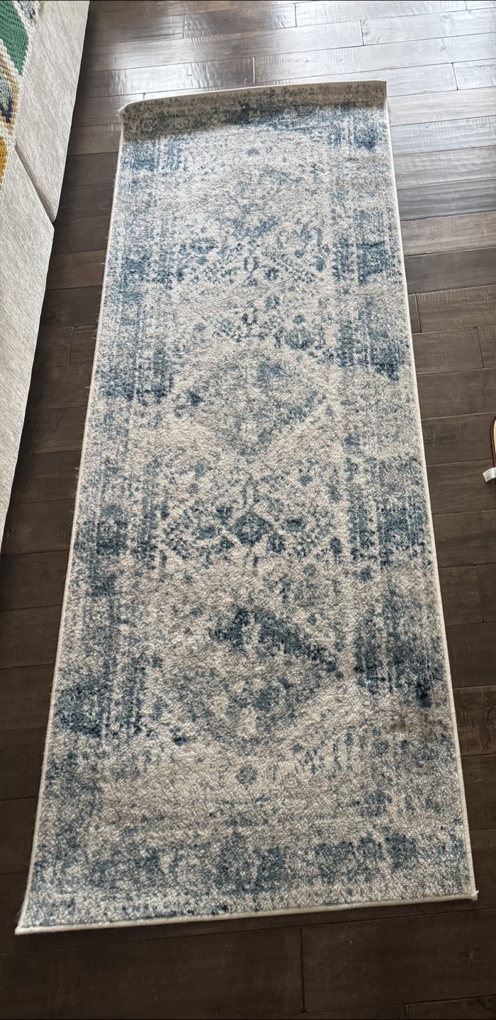 Surya Montecarlo Rug - 2'7 x 7'3 - Blue/Cream