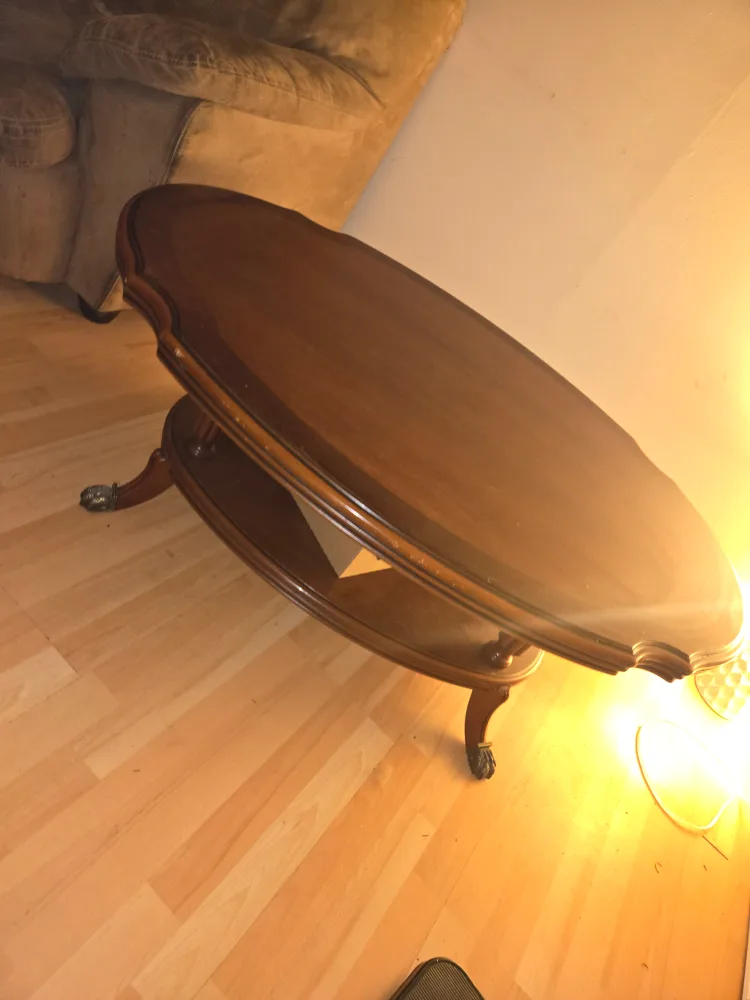 Beautiful antique coffee table thumbnail