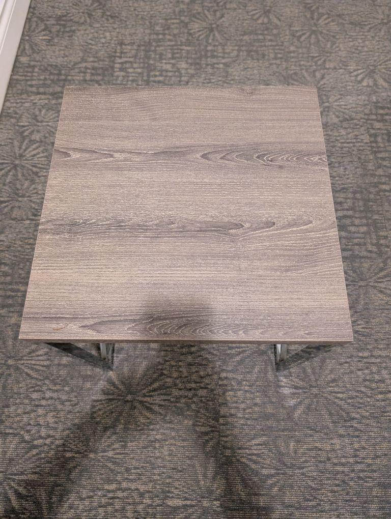 Modern Coffee Table with Chrome Legs - photo 3