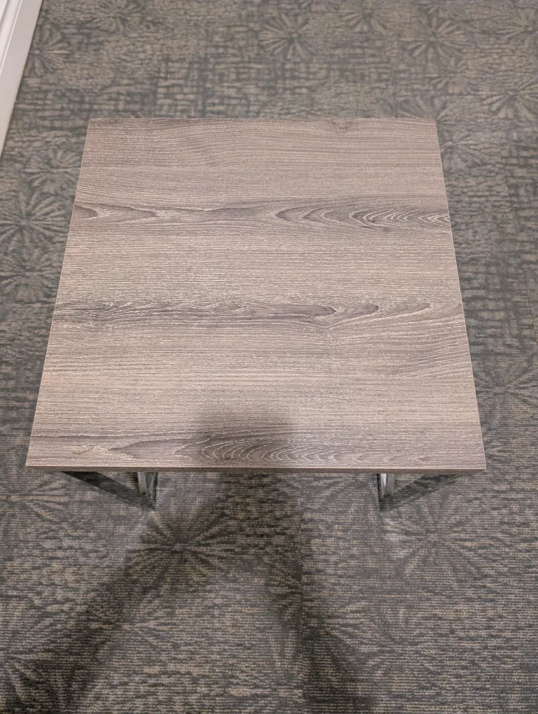 Modern Coffee Table with Chrome Legs image indicator(3)