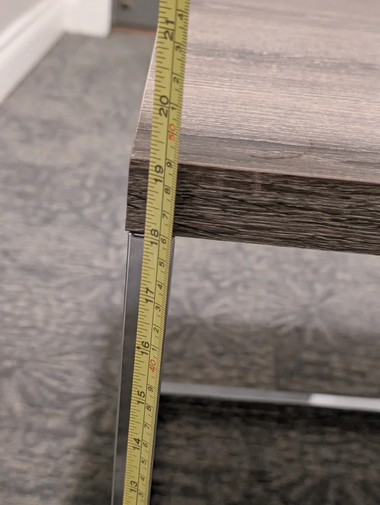 Modern Coffee Table with Chrome Legs image indicator(6)