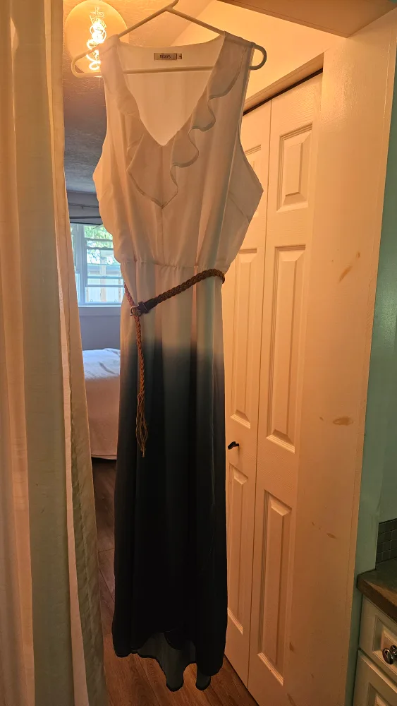 Ricki's Ombre Ruffle Dress size 18 image indicator(3)