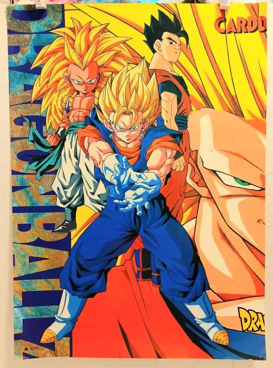 🔥Vintage Dragon Ball Z Poster - Rare Collectible🔥 thumbnail