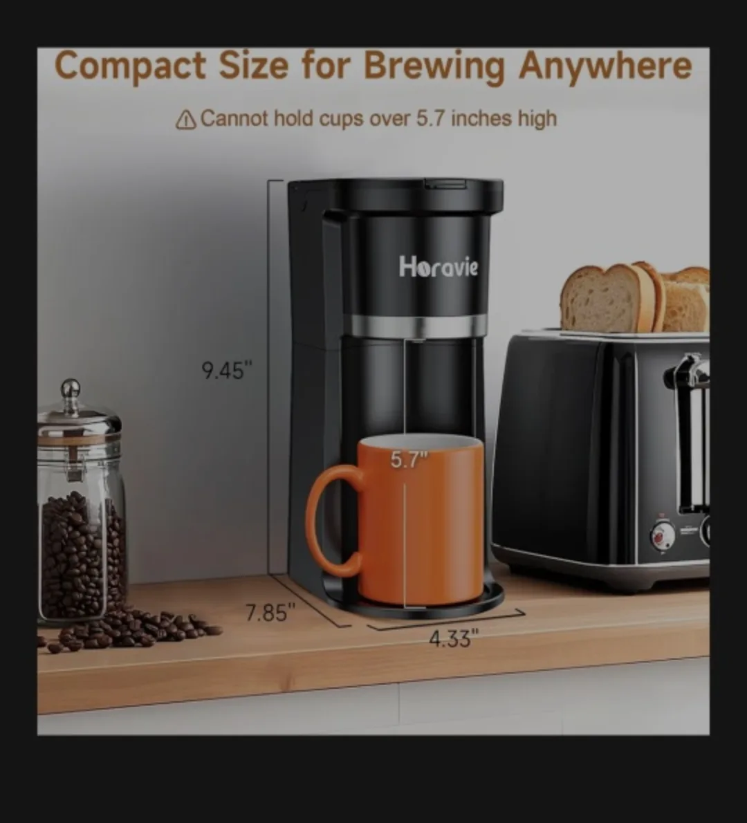 Horavie Single Serve Coffee Maker🥕 image indicator(5)