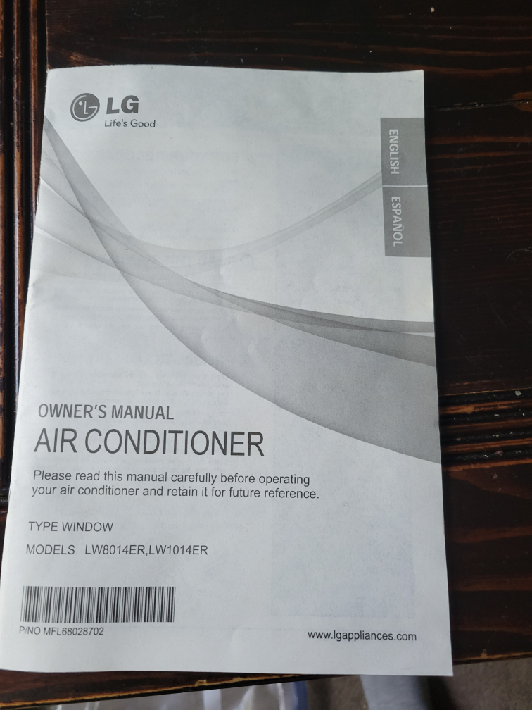 LG LW8014ER Window Air Conditioner - photo 3