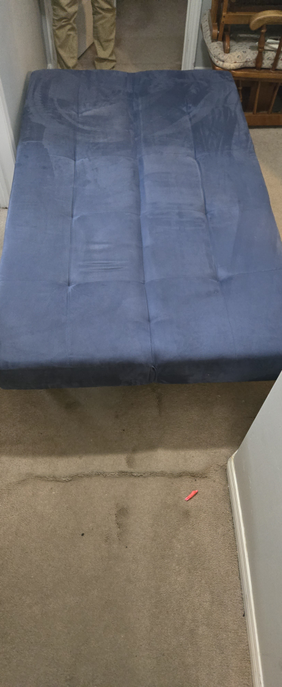 Blue Futon Sofa Bed - photo 3