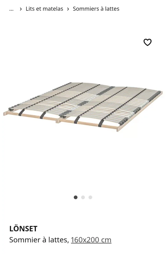 Queen Mattress + Slatted + (free) Bed frame image indicator(6)