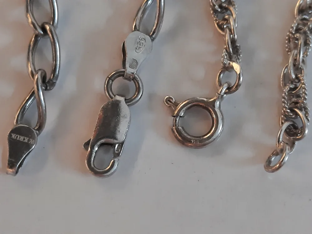 Two Lovely sterlingSilver Bracelets image indicator(4)