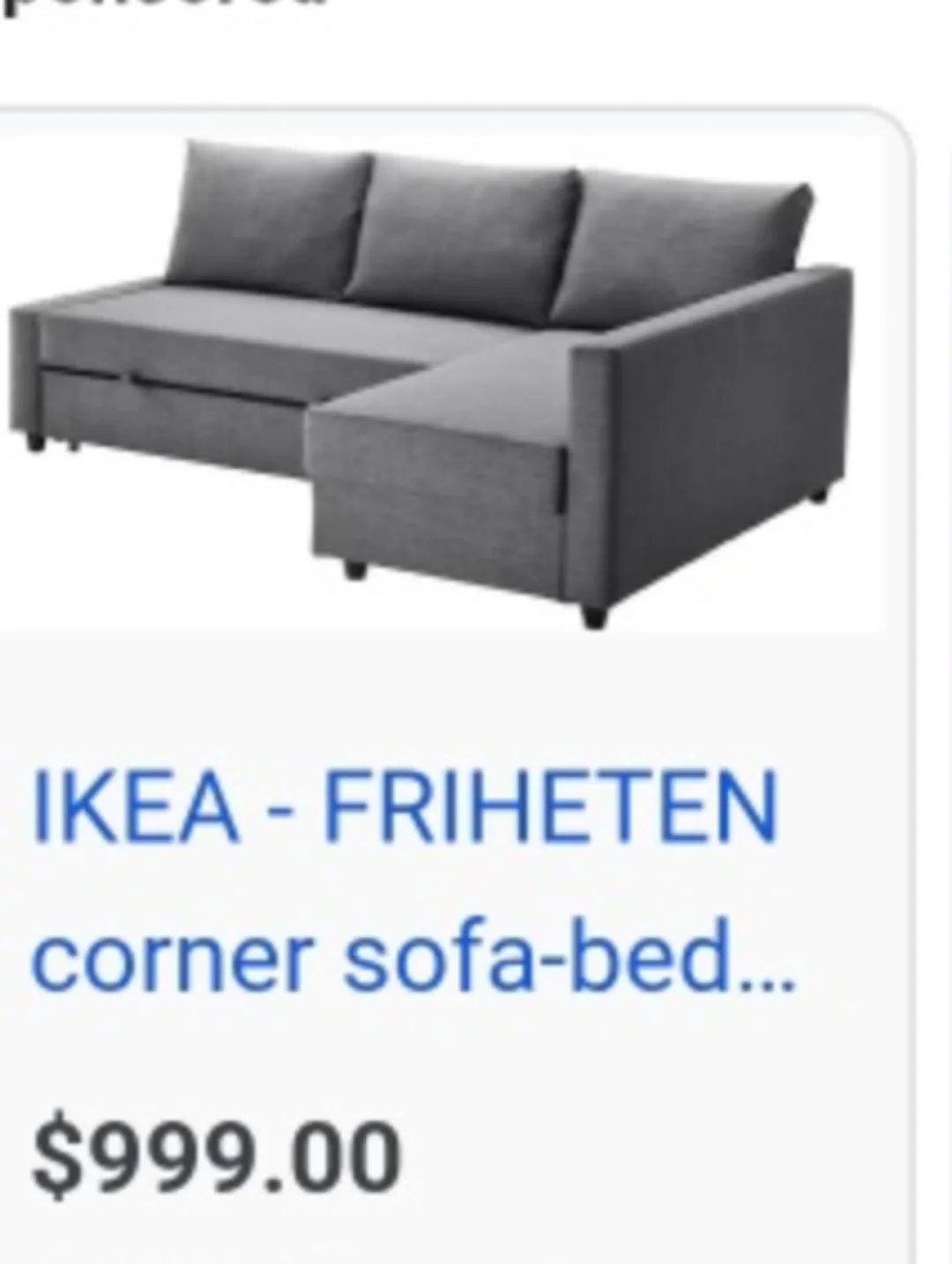 IKEA Friheten Corner Sofa-Bed with storage image indicator(5)