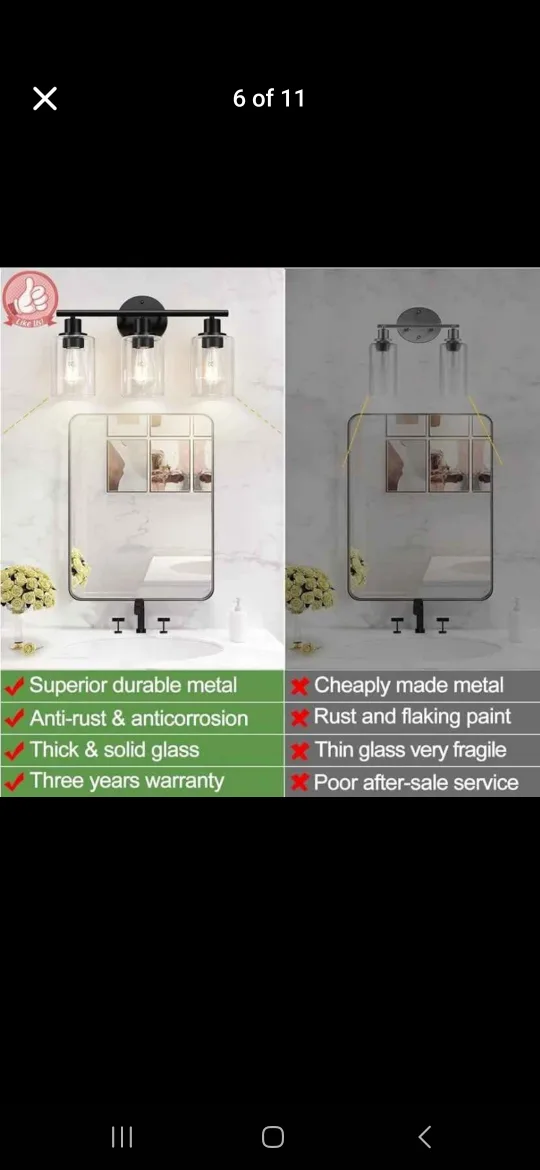 3-Light Bathroom Light Fixture image indicator(5)