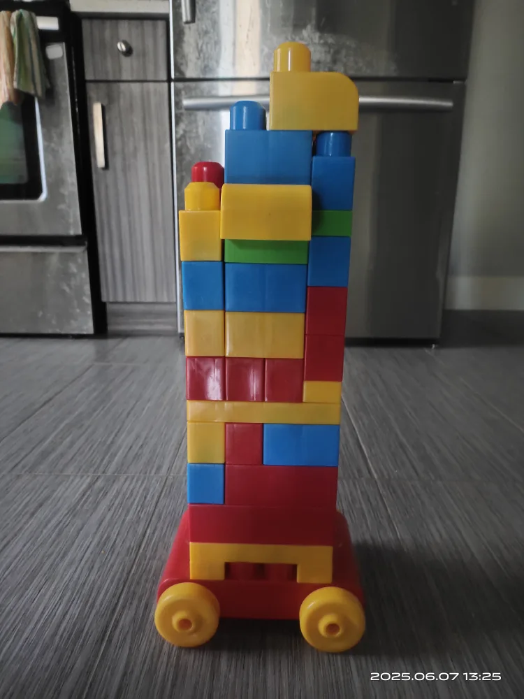 Colourful Building Blocks on Wheels thumbnail