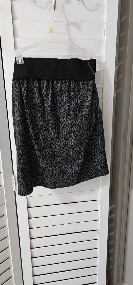 Animal Print Skirt with Belt image indicator(2)