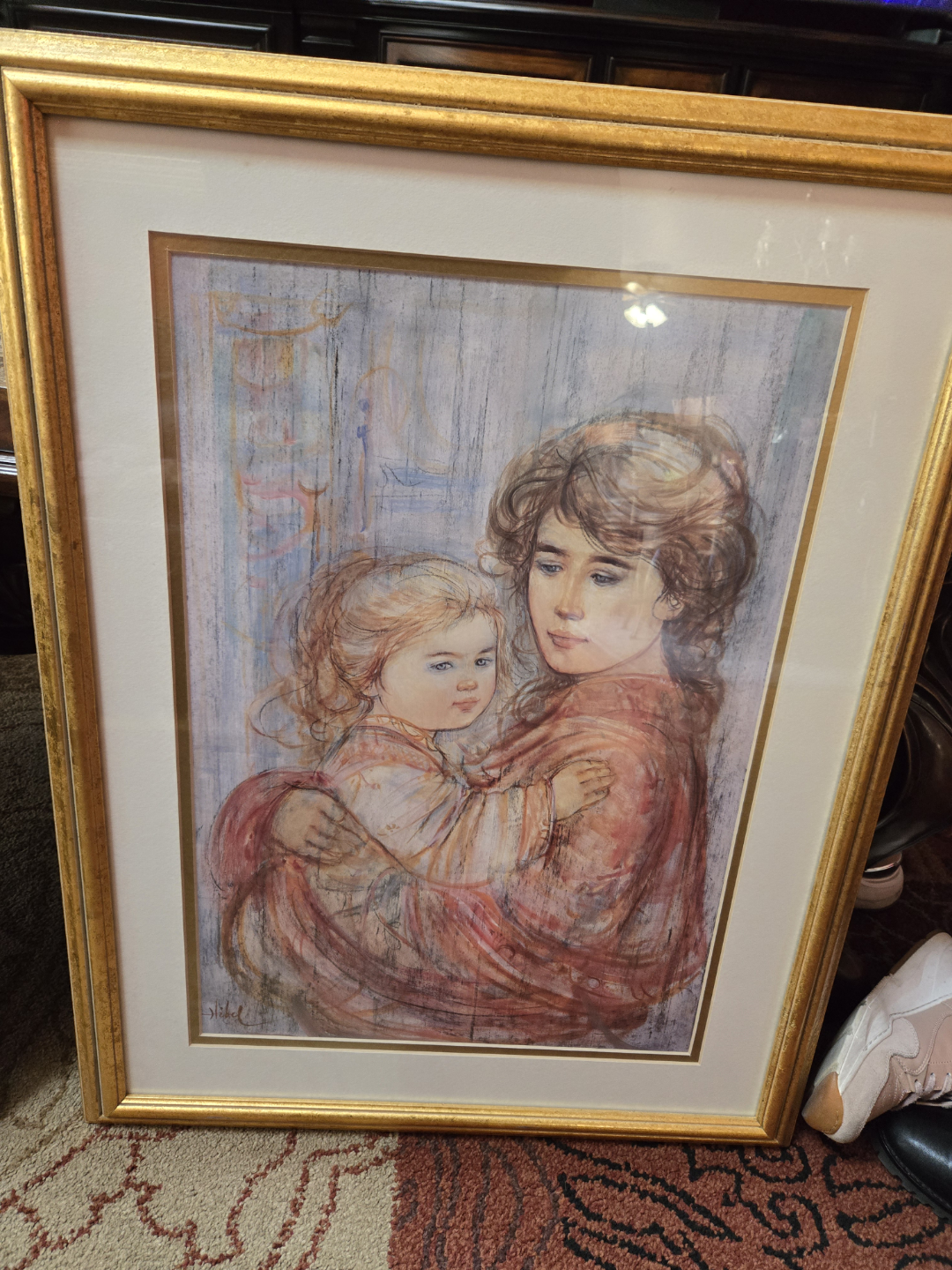 Edna Hibel Print - Harmony