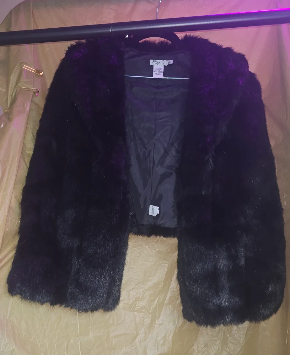 Faux Fur Jacket sz 2x thumbnail