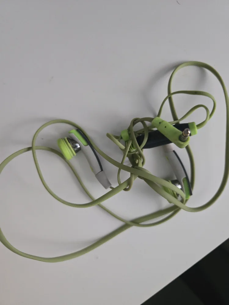 Green Wired Earbuds #freecycle thumbnail