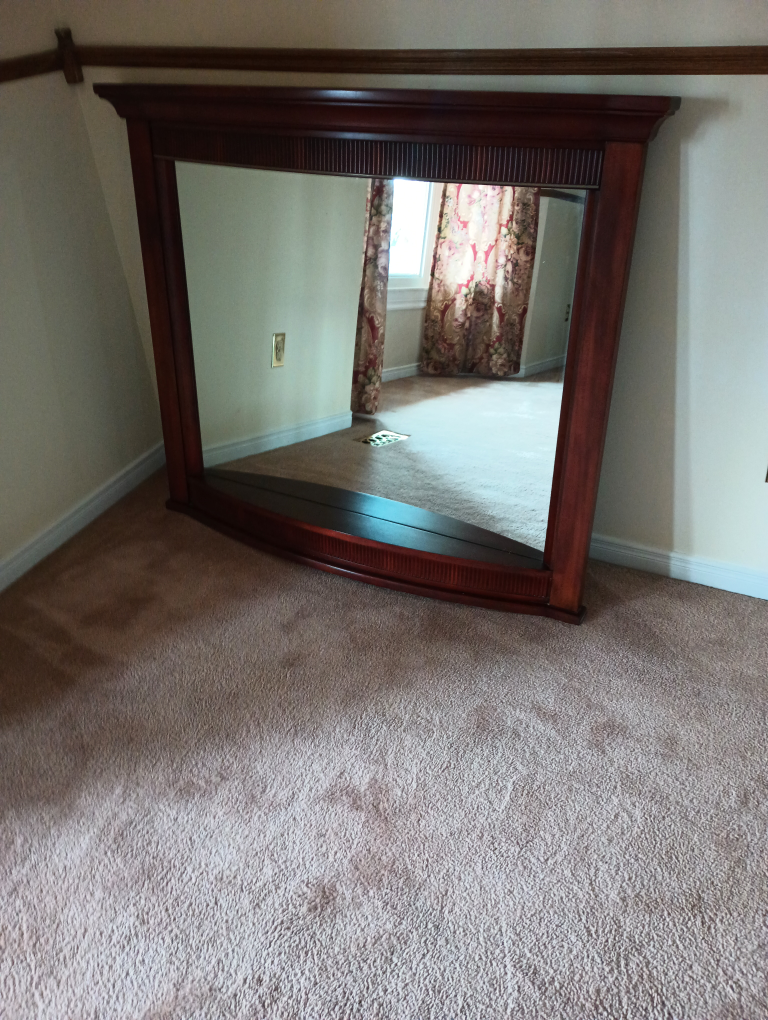 Large Wooden Framed Mirror - photo 2