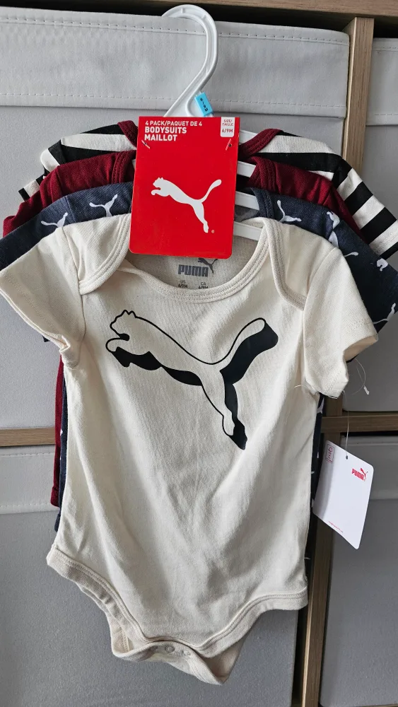 💚 Puma Baby Bodysuit 4 Pack image indicator(2)