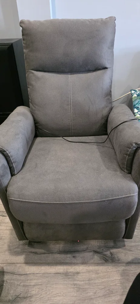 Grey Reclining Chair thumbnail