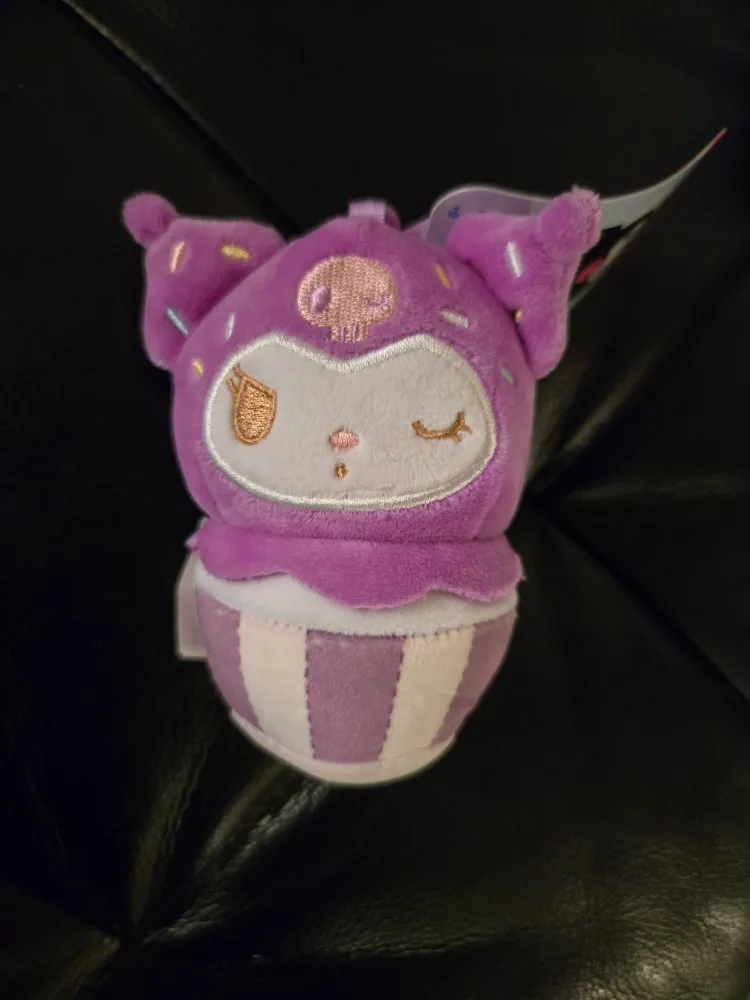 Kuromi Cupcake Plushie - Purple thumbnail