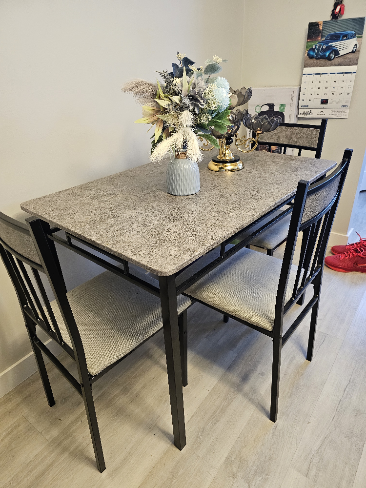 Dining Table with 3 Chairs - Like New! - photo 2