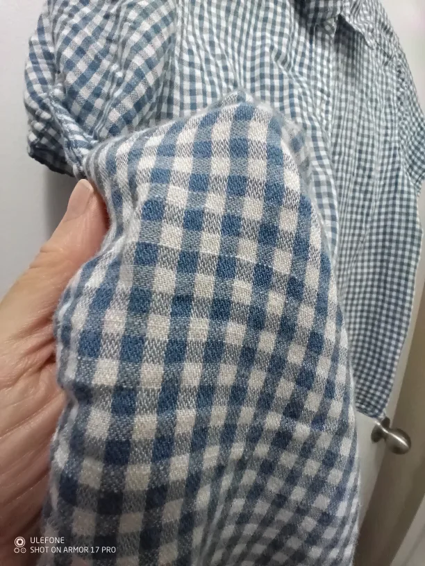 Gingham Print Button-Up Shirt image indicator(2)