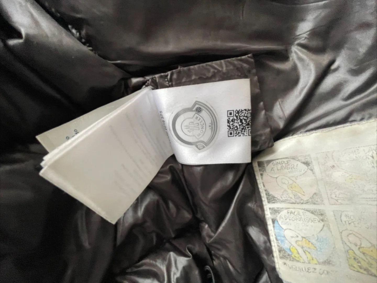 (Offers only) Moncler Glossy Black Puffer Jacket image indicator(5)