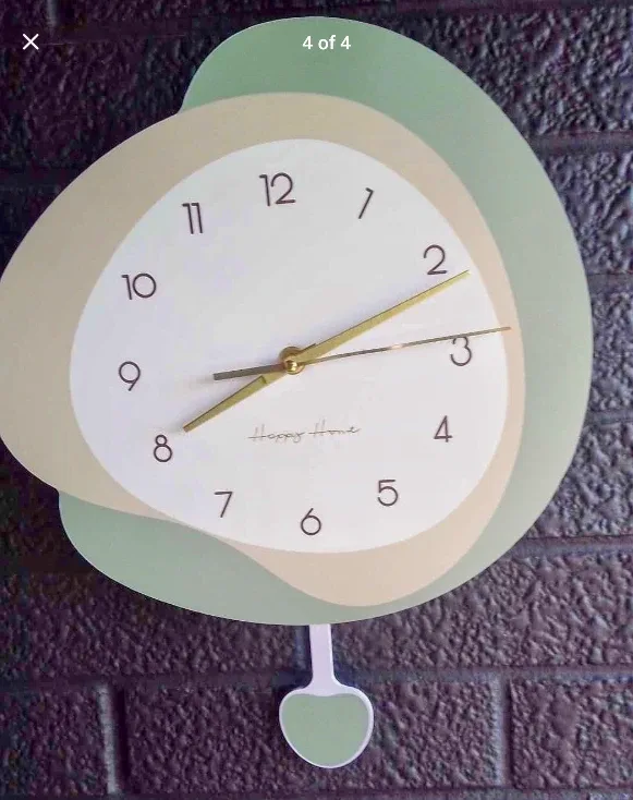 Happy Home Pendulum Wall Clock thumbnail