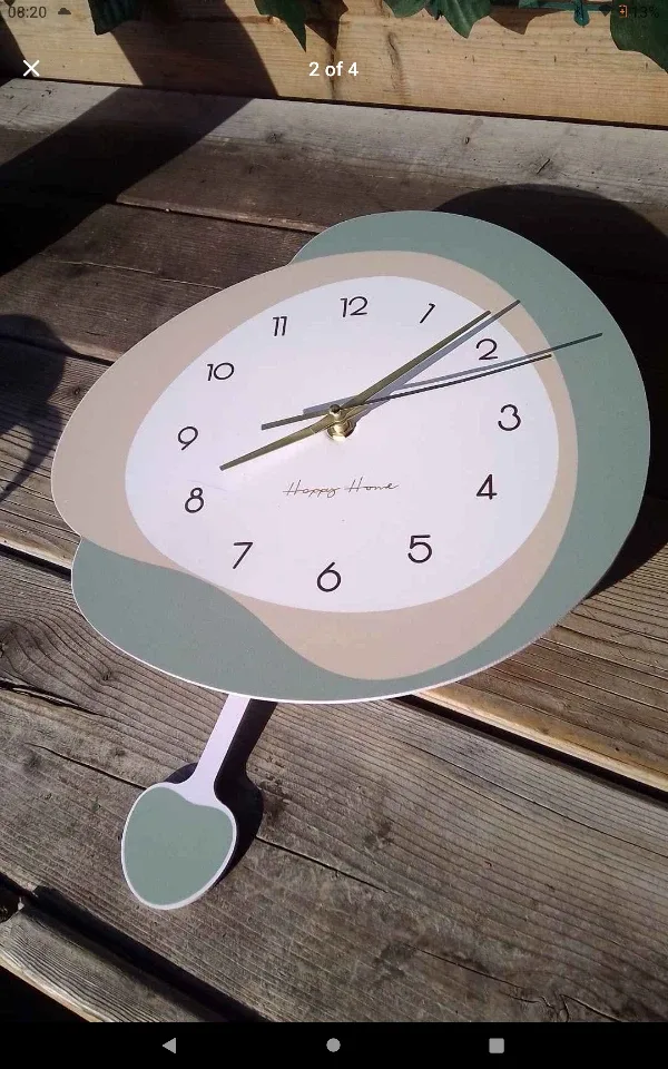 Happy Home Pendulum Wall Clock image indicator(2)