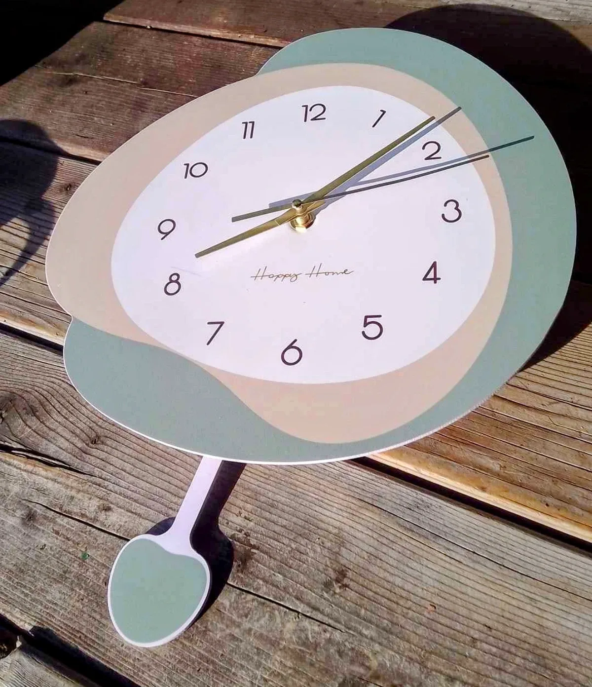 Happy Home Pendulum Wall Clock image indicator(3)