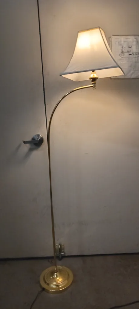 Brass Finish Floor Lamp thumbnail