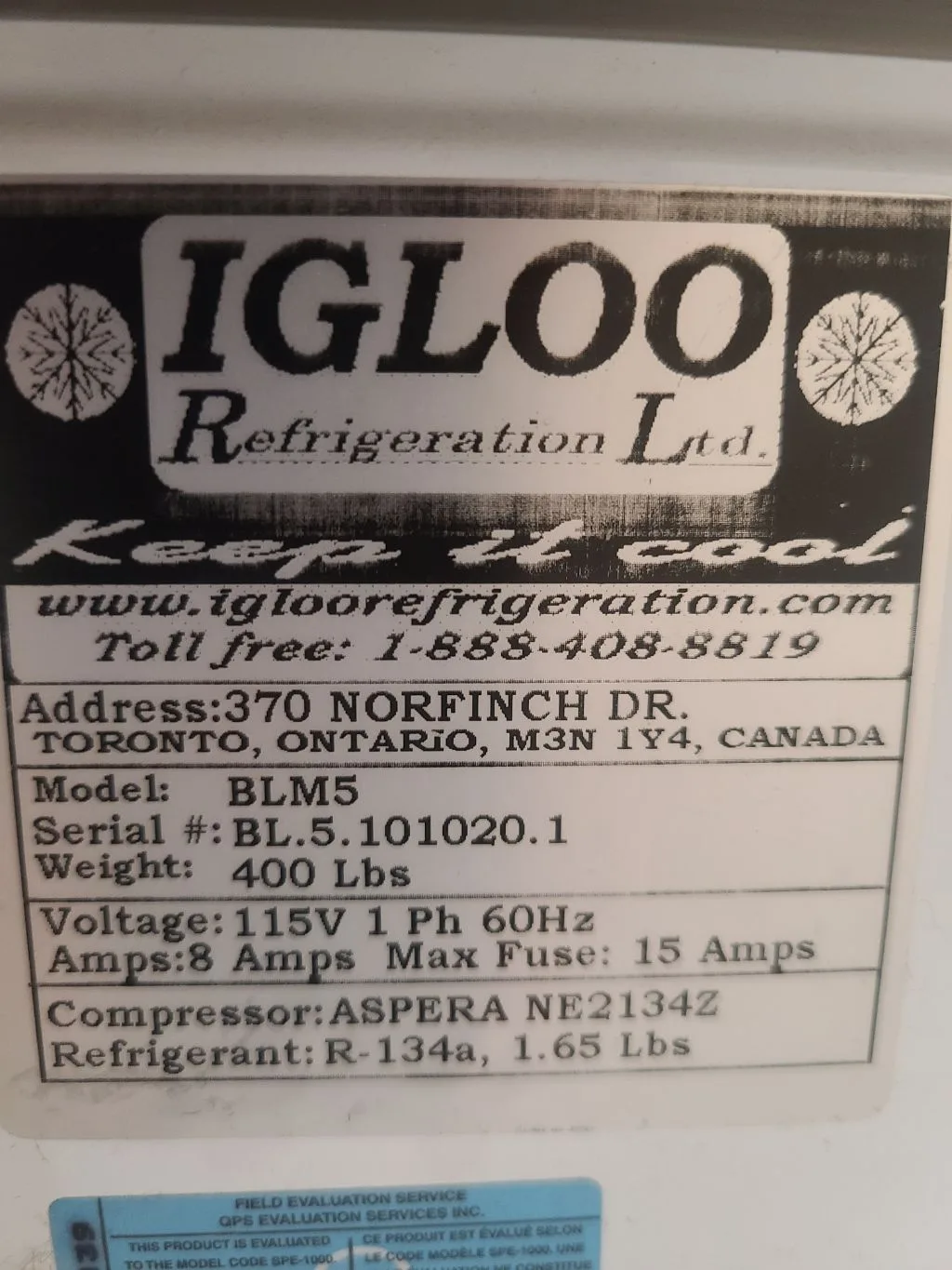 Igloo Refrigeration Display Unit image indicator(3)
