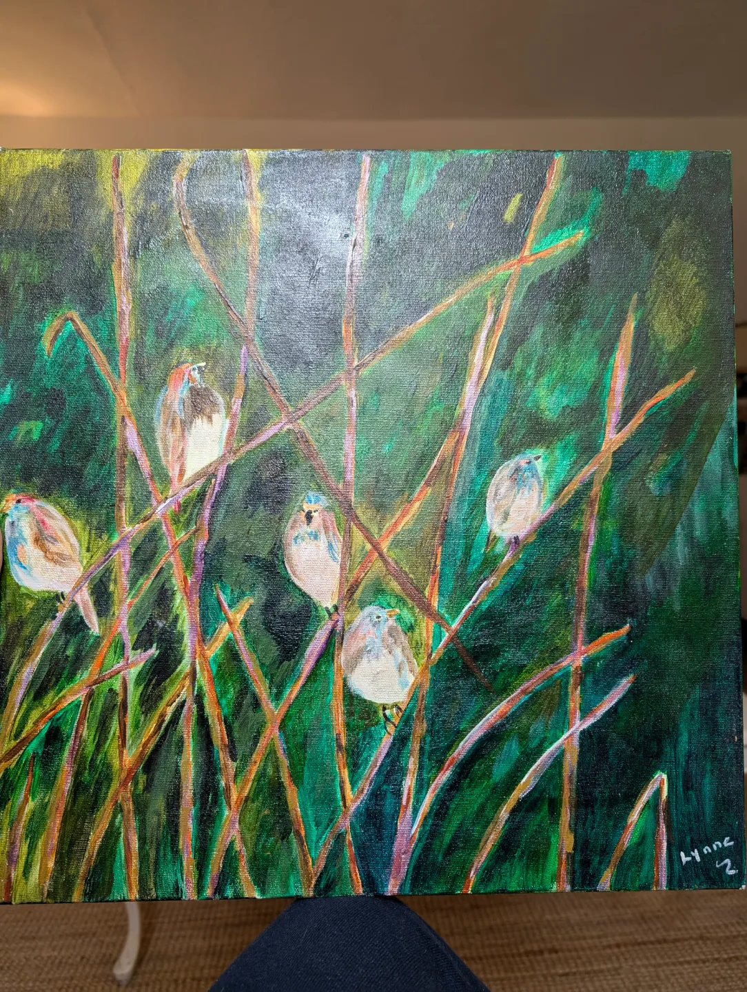 Original Painting of Birds on Canvas image indicator(4)