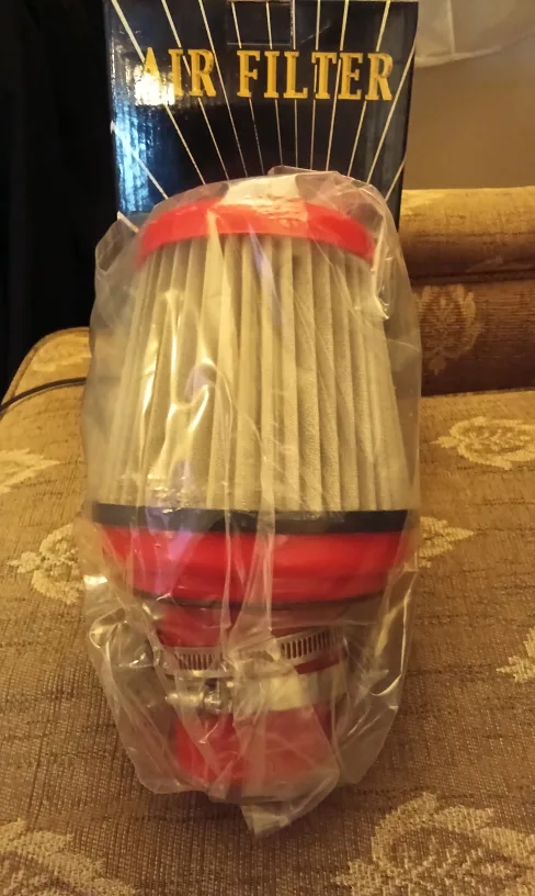 COLD AIR FiILTER QUALITY STEEL MESH- New in Box 2 1/2" INLET thumbnail