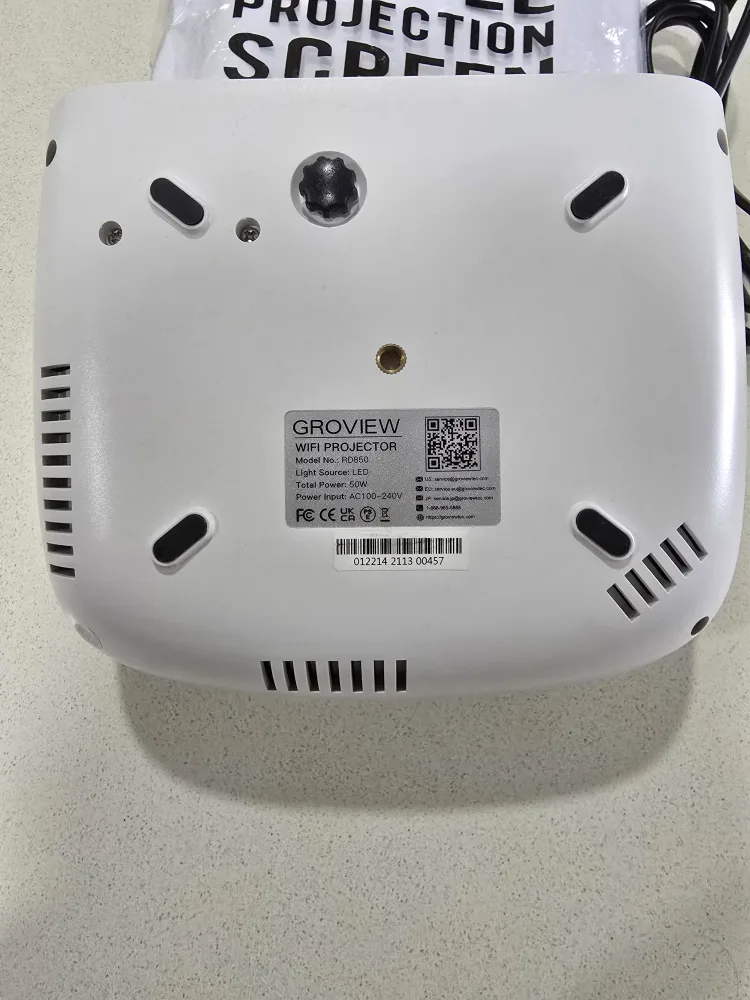 GROVIEW Projector + Projector Screen image indicator(6)