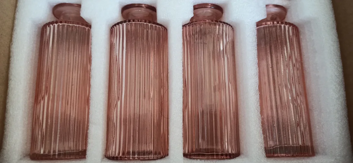 Rose Pink Glass Vases Set🥕 image indicator(6)