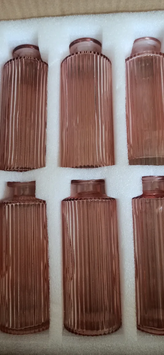 Rose Pink Glass Vases Set🥕 image indicator(7)
