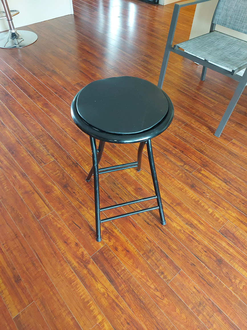 Folding Stool - Black - photo 2