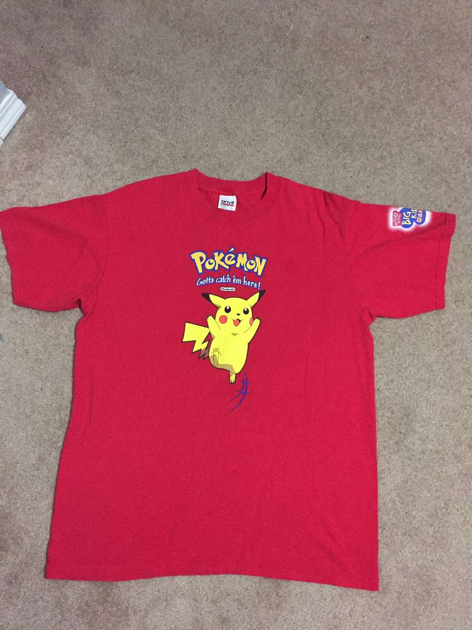 Anvil Pokémon Pikachu T-Shirt - Size L - photo 2
