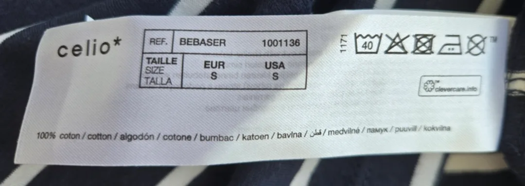 Celio* Striped T-Shirt image indicator(2)