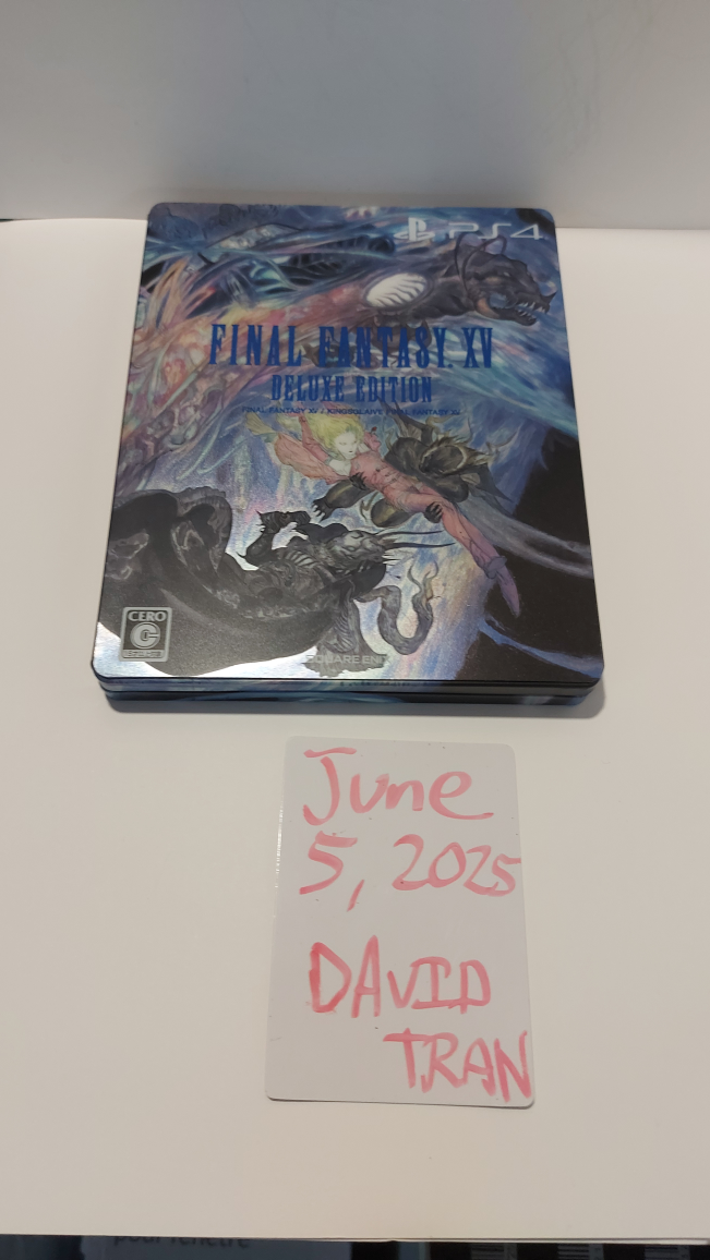 Final Fantasy XV Deluxe Edition Steelbook - PS4