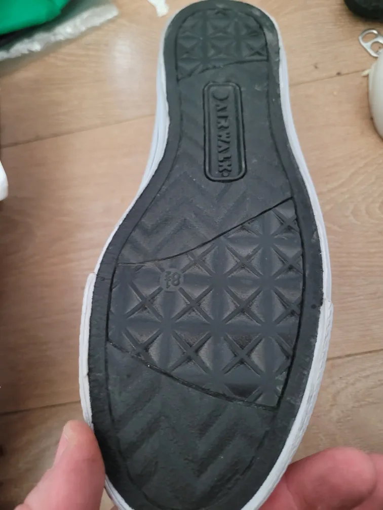 Black Canvas Sneakers Size 8.5 image indicator(3)