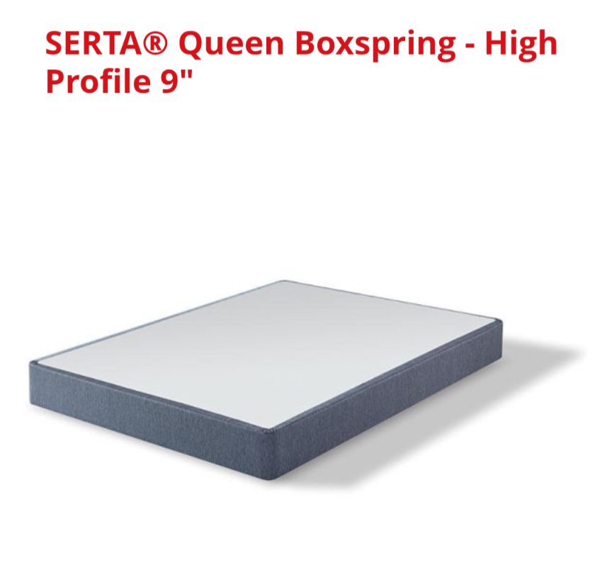 Serta Queen Boxspring - (Almost) Brand New