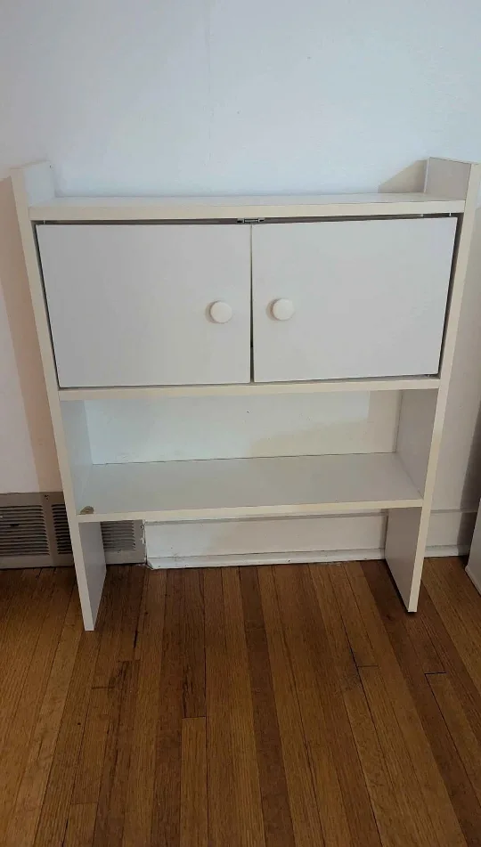 White Cabinet with Doors #freecycle thumbnail