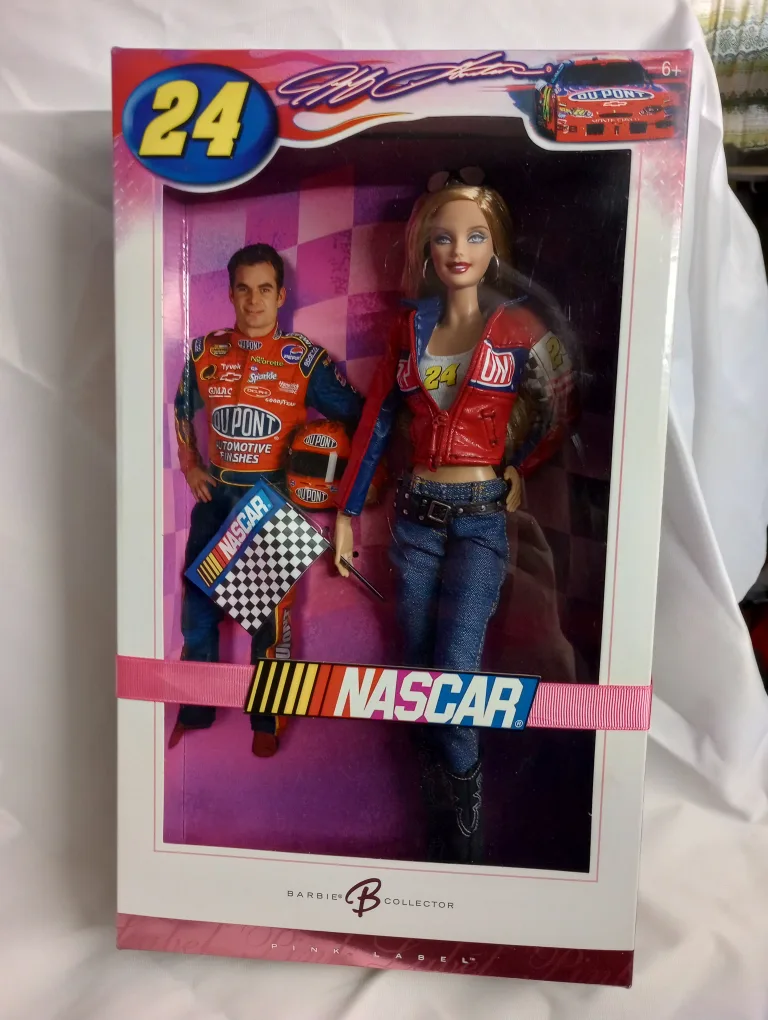 Jeff Gordon NASCAR Barbie Doll - Pink Label thumbnail