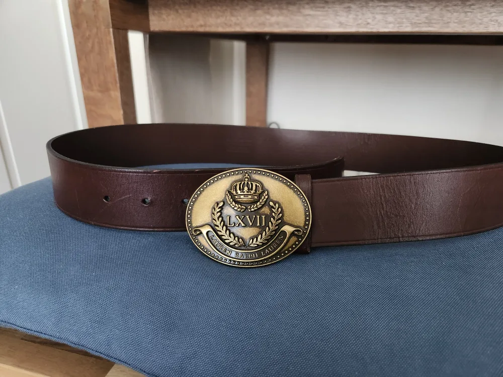 Ralph Lauren Brown Belt genuine leather image indicator(2)
