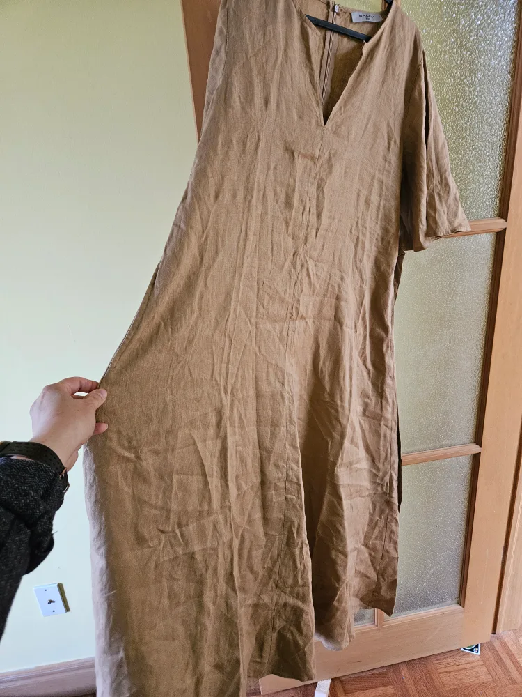 long linen dress thumbnail