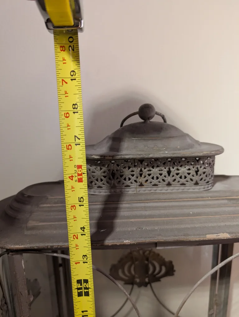 Vintage Metal and Glass Lantern image indicator(3)