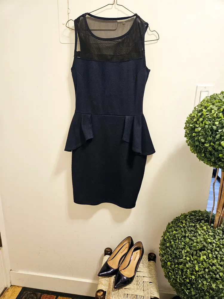 Plaid Long Sleeve Dress image indicator(2)