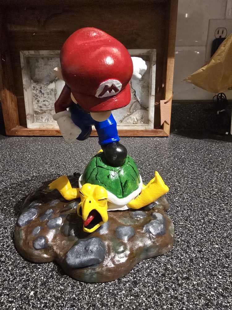custom made mario display peace - photo 2