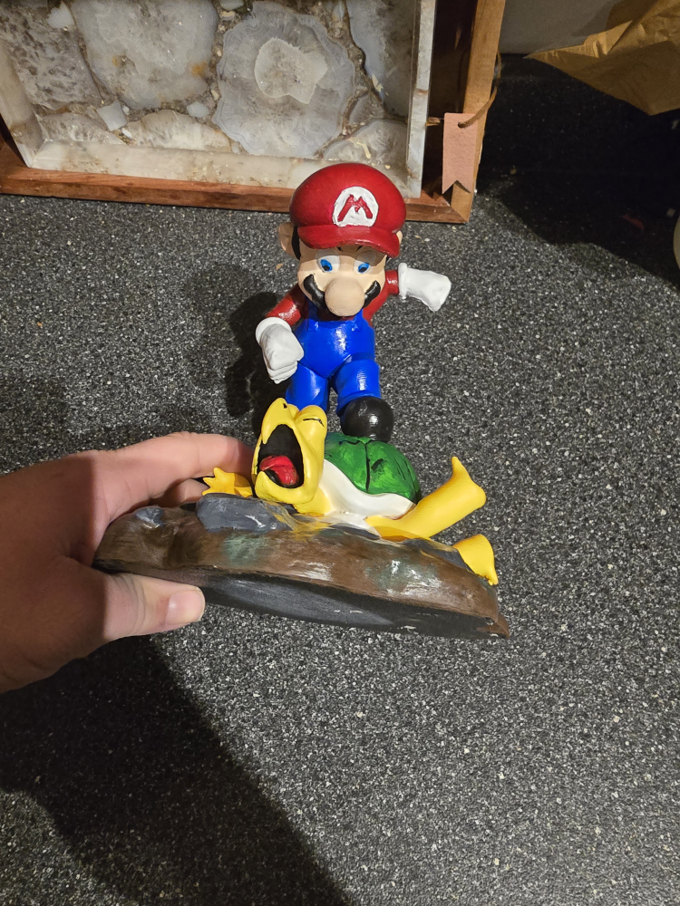 custom made mario display peace - photo 3